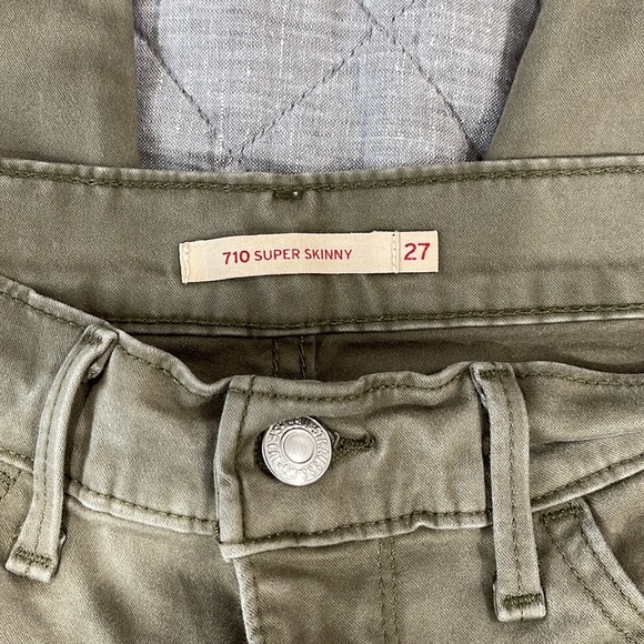 Levi Green Soft Jeans Size:27 - Picture 4 of 4